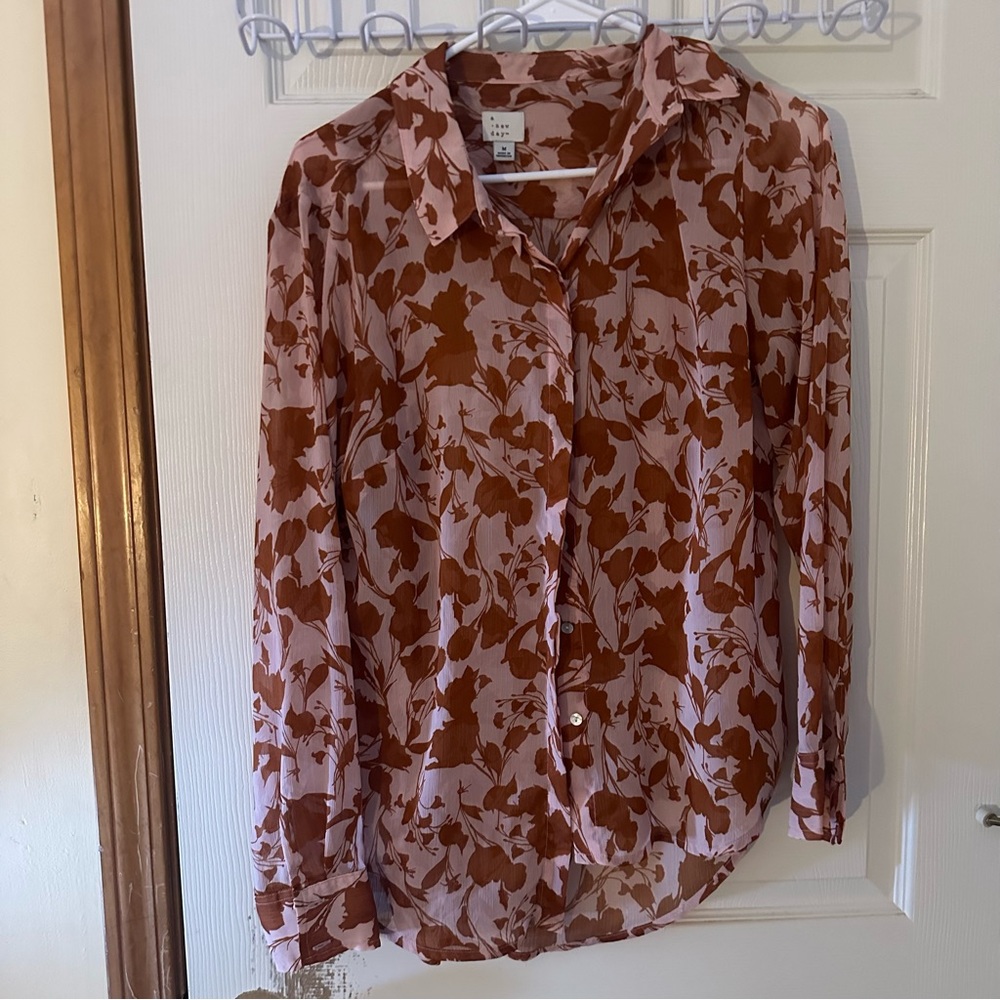 Sheer blouse